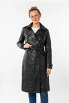 Mauritius Ledermantel GWTaruh OT (2-tlg) femininer Leder-Trenchcoat mit...