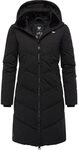 Ragwear Wintermantel Rebelka wasserdichter Winterparka mit abnehmbarer Kapuze
