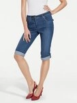 heine Bequeme Jeans Capri-Jeans normal