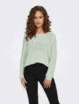 ONLY Strickpullover ONLGEENA XO L/S PULLOVER KNT NOOS Materialmix, regular fit