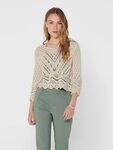 JDY Strickpullover JDYNEW SUN 3/4 CROPPED PULLOVER KNT NOOS
