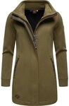 Ragwear Sweatjacke Letrice Bonded Elegante Zip-Jacke mit hohem Kragen in