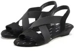 Vivance Sommerschuh, offener Schuh, Sandale, Sandalette mit elastischen Riemchen und