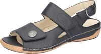 Sandale WALDL&Auml;UFER "HELIETT", Damen, Gr. 3,5 (36), blau (dunkelblau), Nappaleder,