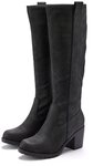 LASCANA Weitschaftstiefel Stiefel, Stiefelette, langer Stiefel, Blockabsatz,...