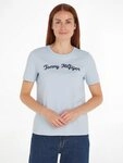 Tommy Hilfiger Kurzarmshirt REG SCRIPT C-NK SS mit Tommy Hilfiger Script