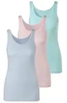 petite fleur Achselhemd (3er-Pack) aus reiner Baumwolle, Tanktop, Unterziehshirt
