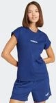 T-Shirt ADIDAS SPORTSWEAR "W LIN SJ T", Damen, Gr. XS, blau (dunkelblau, wei&szlig;),