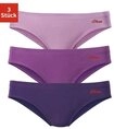 s.Oliver Bikinislip (3er-Pack) aus elastischer Baumwoll-Qualit&auml;t