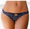 Marie Claire String mit Bl&uuml;tenstickerei und Glitzeraccessoire, sexy...