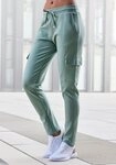 LASCANA Cargohose in weich flie&szlig;endem Material, Loungewear