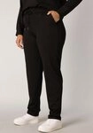 Base Level Curvy Sweathose JOANNA mit Kordelzug schwarz 44