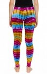 PANASIAM Leggings Unikat Batik Leggings 'Sonne' aus nat&uuml;rlicher Viskose Goa Hose im