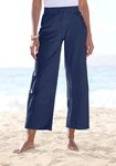 Beachtime 7/8-Strandhose aus weichem Jersey, Wide-Leg, Jogginghose, Relaxhose