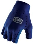 100% Fahrradhandschuhe 100% Sling Short Finger Gloves S navy - ultraleichte,
