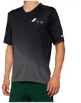 100% Funktionsshirt 100% Celium Short Sleeve Jersey S Black/Charcoal - leichtes