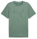 PUMA Trainingsshirt M TAD ESSENTIAL HEATHER CAT TEE (CF LARGE CAT) mit