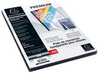EXACOMPTA Buchbindemappe 100er Pack Einbanddeckel aus PVC 300&micro;, f&uuml;r DIN A4 -