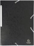 EXACOMPTA F&auml;chermappe Eckspannmappe Nature Future A4 425g/qm schwarz