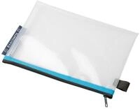 EXACOMPTA Prospekth&uuml;lle 10x Tasche EVA + Rei&szlig;verschluss, flexibel PP, DIN A5,