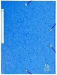 EXACOMPTA Organisationsmappe 25x Sammelmappe + Gummizug 3 Klappen Karton 425g...