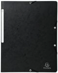 EXACOMPTA Organisationsmappe 25x Eckspannmappe + Gummizug ohne Klappen, Karton,...
