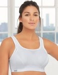 GLAMORISE B&uuml;gelloser BH Verstellbarer Sport BH wei&szlig; 85