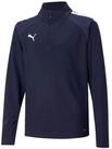 PUMA Langarmshirt Puma Kinder Langarmshirt teamLIGA 1/4 Zip Top Jr 657237