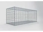 Gabiona Drahtkorb, Gabionen 100 x 40 x 50 versch. Tiefen MW 5 x 5 silberfarben...