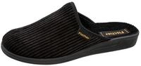 Fischer-Markenschuh Frank Pantoffel Streifencord, Moltonfutter