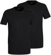 T-Shirt BUGATTI "Bari", Herren, Gr. 54, schwarz (schwarz, dunkel, uni), Interlock,