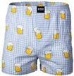 Webboxer HAPPY SHORTS "Web-Boxershorts 1er Pack", Herren, Gr. XL, bunt (bier),