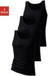 H.I.S Tanktop Feinripp (Packung, 3-tlg) aus weicher Baumwollqualit&auml;t