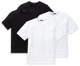 Schiesser T-Shirt Herren T-Shirt 4er Pack Baumwolle American T-Shirt (Packung, 4er