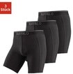 Buffalo Langer Boxer Boxershorts f&uuml;r Herren (Packung, 3-St) in langer Form ideal