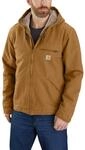 Carhartt Arbeitsjacke 104392 Duck mit Kapuze und Sherpa-Futter