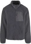 URBAN CLASSICS Winterjacke Urban Classics Teddy Jacket With Stand Up Collar...