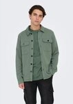 ONLY & SONS Langarmhemd ONSNEWKODYL OVERSHIRT SWEAT NOOS Materialmix, regular fit