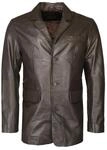 Lederjacke JCC "Lederjacke Armando", Herren, Gr. 48, schwarz, Obermaterial: 100%
