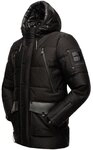Stone Harbour Winterjacke Mitjaa Warm gef&uuml;tterter Herren Wintermantel mit doppelter