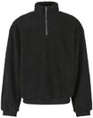 URBAN CLASSICS Kapuzensweatshirt Urban Classics Oversized Teddy Troyer (1-tlg)