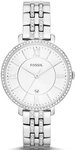 Fossil Quarzuhr JACQUELINE ES3545, Armbanduhr, Damenuhr, Datum, analog,