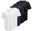 Jack & Jones T-Shirt Tee SS Crew Neck 5PK mit kleinem Logo auf der linken Brust