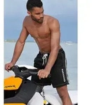Chiemsee Badeshorts sportliche Bade-Shorts, elastischer Bund, mit Au&szlig;enkordel