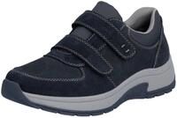 Rieker Klettschuh, Halbschuh, Freizeitschuh mit herausnehmbarer Soft-Einlage blau 47