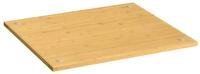 vidaXL Paellapfanne Herdabdeckplatte 50x56x1,5 cm Bambus