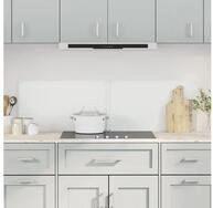 vidaXL K&uuml;chenr&uuml;ckwand, K&uuml;chenr&uuml;ckw&auml;nde 2 Stk. Transparent 70x60 cm Hartglas