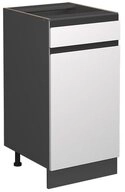 Vicco Unterschrank R-Line, Wei&szlig;/Anthrazit, 40 cm J-Shape, ohne Arbeitsplatte...