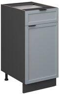 Vicco Unterschrank Fame-Line, Hellblau-grau/Anthrazit, 40 cm ohne Arbeitsplatte