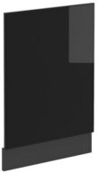 Vicco Frontblende R-Line, Schwarz Hochglanz/Anthrazit, 45 cm ohne Arbeitsplatte...